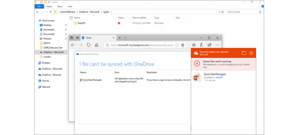 Office 365 Advanced Threat Protection bestanden worden gecontrolleerd op bedreigingen