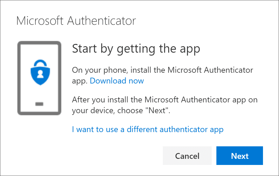 Microsoft Authenticator-app downlaoden