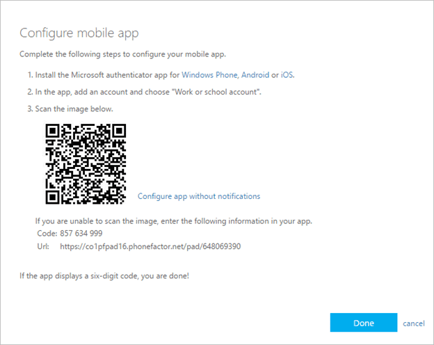 QR code scannen Microsoft Authenticator app