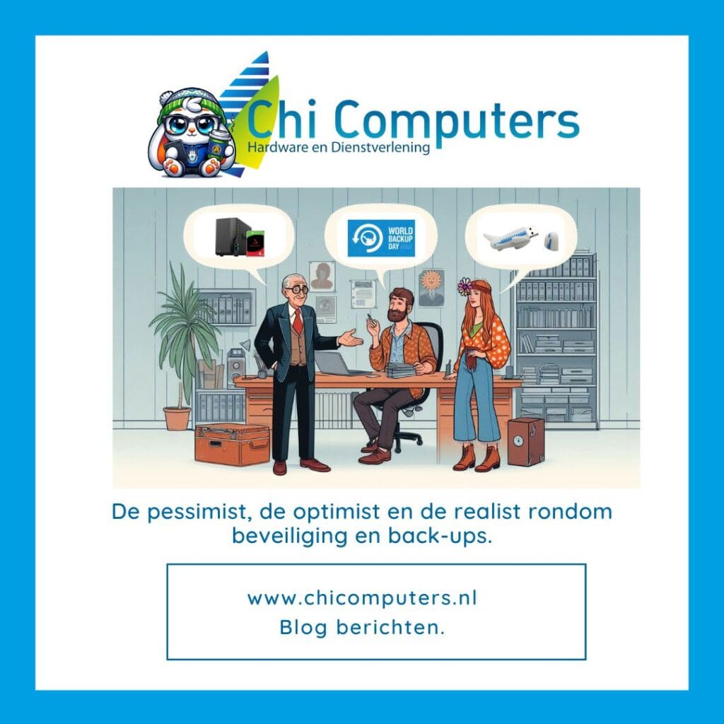 De pessimist, de optimist en de realist rondom beveiliging en back-ups. blog